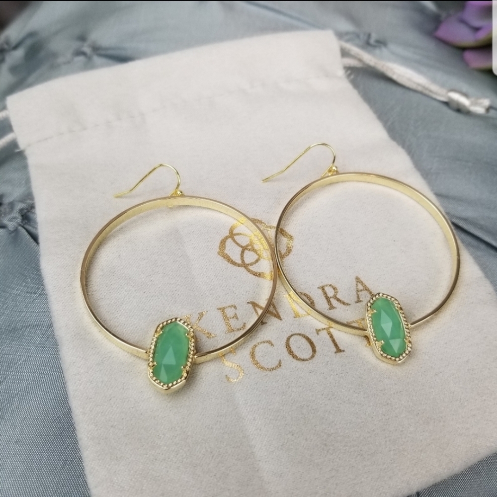 Chalcedony, Kendra Scott, Elora, Earrings